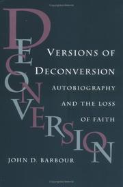 Cover of Versions of deconversion by John D. Barbour