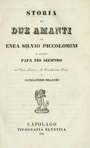 Front cover of De duobus amantibus by Pius II Pope