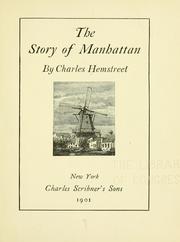 Front cover of The Story of Manhattan by Charles Hemstreet