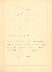 Front cover of The struggle of Protestant dissenters for religious toleration in Virginia by H. R. McIlwaine