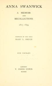 Front cover of Anna Swanwick by Mary Louisa Bruce