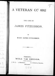 Front cover of A veteran of 1812 by Mary Agnes FitzGibbon