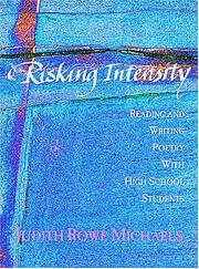 Front cover of Risking intensity by Judy Rowe Michaels