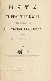 Front cover of Ti-ping tien-kwoh by Augustus F. Lindley