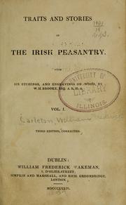 Front cover of Traits and stories of the Irish peasantry by William Carleton