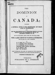 Front cover of The Dominion of Canada by Hind, Henry Youle