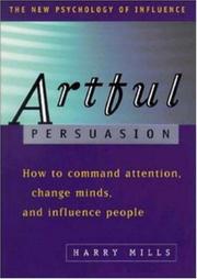 Cover of Artful persuasion by Harry Mills