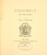 Front cover of Columbus, the "Christ-bearer," by John A. Mooney