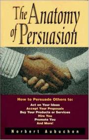 Cover of The Anatomy of Persuasion by Norbert Aubuchon