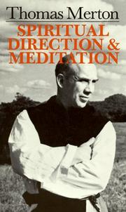 Cover of Spiritual Direction and Meditation by Thomas Merton