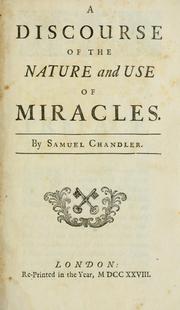 Cover of A vindication of the Christian religion by Chandler, Samuel