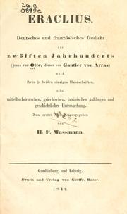 Cover of Eraclius by Otte German poet