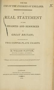 Front cover of For the use of the enemies of England by William Playfair