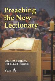 Cover of Preaching the new lectionary by Dianne Bergant