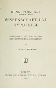 Front cover of Wissenschaft und Hypothese by Henri Poincaré