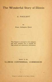Cover of The wonderful story of Illinois by Grace Arlington Owen