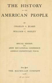 Cover of The history of the American people by Charles Austin Beard