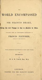 Cover of World encompassed by Sir Francis Drake by Sir Francis Drake