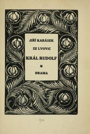Front cover of Král Rudolf by Jiří Karásek ze Lvovic