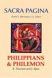 Front cover of Philippians and Philemon by Bonnie Bowman Thurston