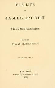 Front cover of The life of James McCosh by McCosh, James