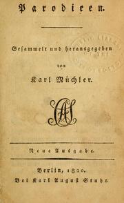 Cover of Parodieen by Unknown