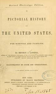 Front cover of A pictorial history of the United States by Benson J. Lossing