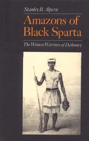 Front cover of Amazons of black Sparta by Stanley B. Alpern