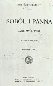 Front cover of Soból i panna by Józef Weyssenhoff