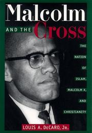 Cover of Malcolm and the Cross by Louis A. DeCaro, Jr.