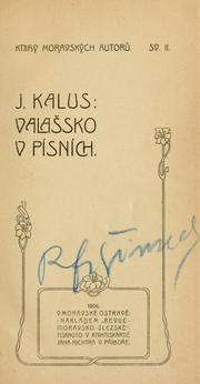 Cover of Valašsko v písních by Josef Kalus