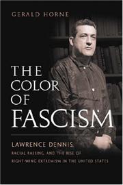 Front cover of The Color of Fascism by Gerald Horne
