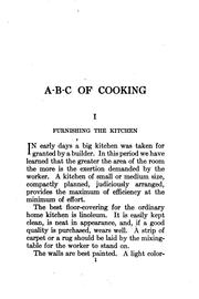 Front cover of A-B-C of cooking by Christine Terhune Herrick