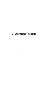 Front cover of A country parish by Frank Samuel Child
