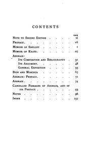 Cover of Adonais : 1821 by Percy Bysshe Shelley