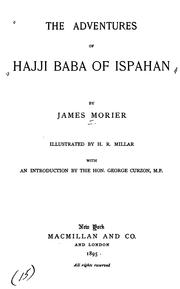 Front cover of The adventures of Hajji Baba of Ispahan by James Justinian Morier