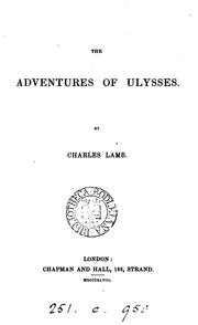 Front cover of Lamb's adventures of Ulysses by Charles Lamb