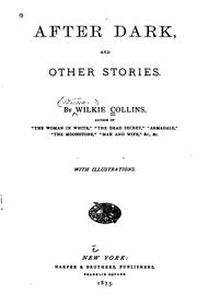 Front cover of After dark, and other stories by Wilkie Collins