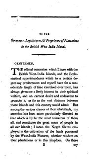Front cover of A letter to the governors, legislatures, and proprietors of plantations in the British West-India islands by Beilby Porteus