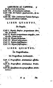 Cover of Arithmeticæ theoria et praxis by André Tacquet