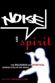Front cover of Noise and Spirit by Anthony B. Pinn
