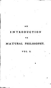 Front cover of An introduction to natural philosophy, illus. with copper plates by Nicholson, William