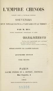 Front cover of L' Empire chinois by Evariste Régis Huc
