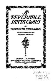 Cover of A reversible Santa Claus by Meredith Nicholson