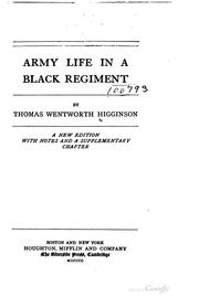 Front cover of Army Life in a Black Regiment by Thomas Wentworth Higginson