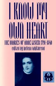 Cover of I Know My Own Heart by Anne Lister