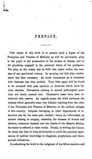 Front cover of A treatise on the principles and practice of medicine by Flint, Austin