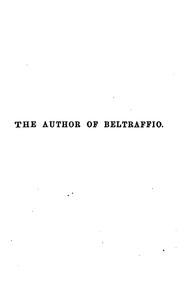Front cover of The Author of Beltraffio by Henry James