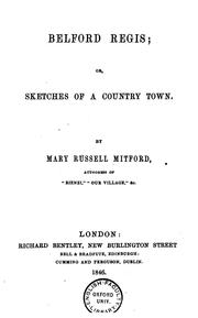 Front cover of Belford Regis; or, Sketches of a country town by Mary Russell Mitford