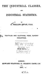 Cover of British manufacturing industries by George Phillips Bevan